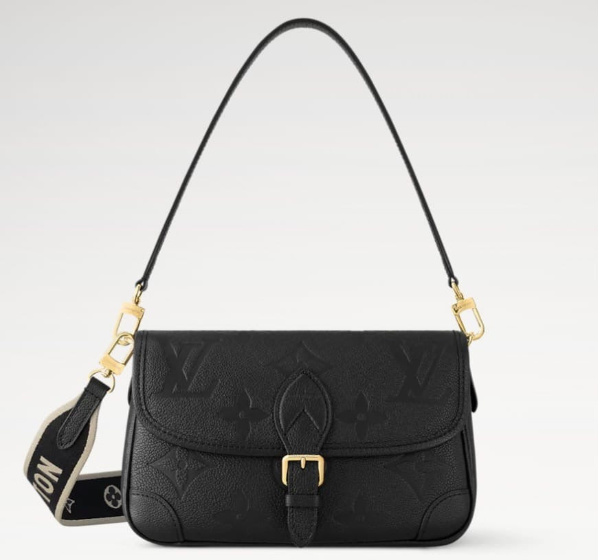 Louis Vuitton Monogram Empreinte Shoulder Bag (Buckle Flap Style)