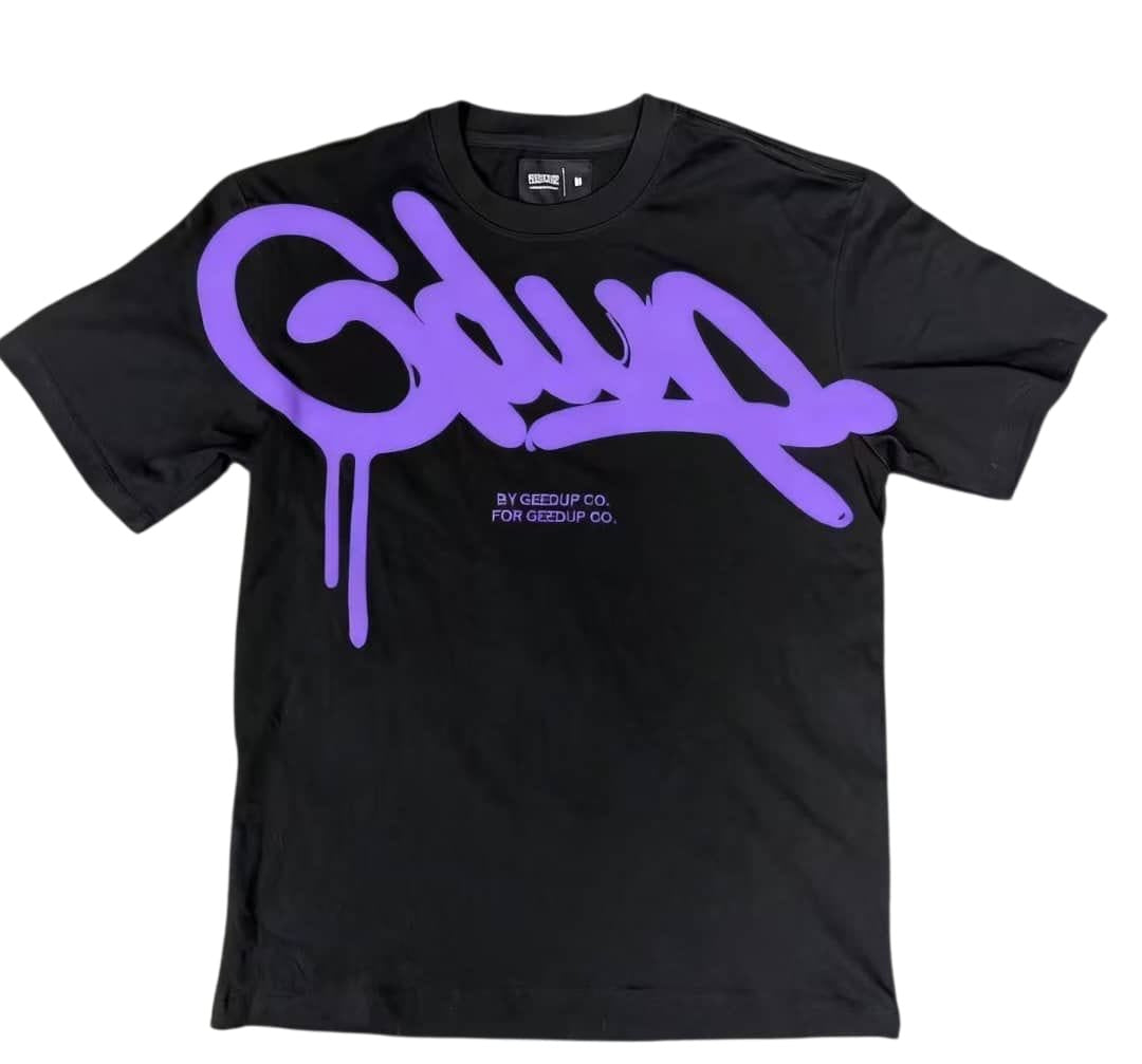 Purple Geedup tee