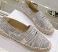 Christian Dior espadrille grey