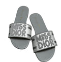 Miss Dior slides grey